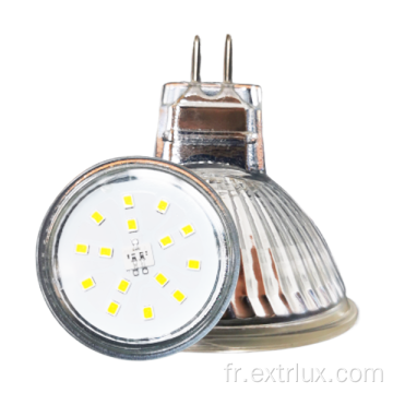 LED MR16 7W Spotlight dimmable 38 ° SMD en verre